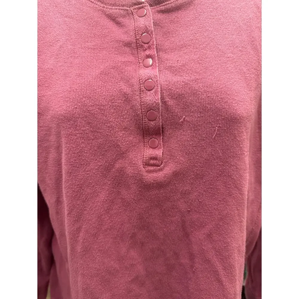 Duluth Trading Men’s L Shirt Long Sleeves Red button Snap work - Picture 5 of 5
